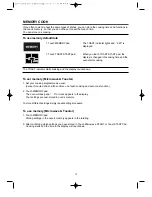 Preview for 20 page of Sunbeam SMW-4990 Operating Instructions Manual