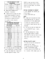 Preview for 12 page of Sunbeam SMW1100 Owner'S Manual