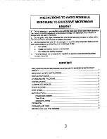 Предварительный просмотр 2 страницы Sunbeam SMW610 Owner'S Manual