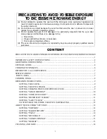 Предварительный просмотр 2 страницы Sunbeam SMW700 Owner'S Manual