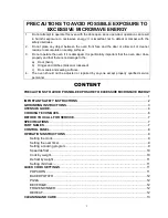 Предварительный просмотр 2 страницы Sunbeam SMW714 Owner'S Manual