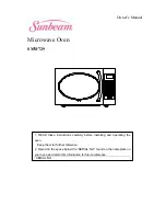 Sunbeam SMW729 Owner'S Manual предпросмотр