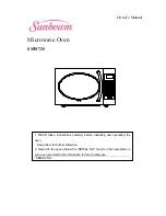 Предварительный просмотр 1 страницы Sunbeam SMW729 Owner'S Manual