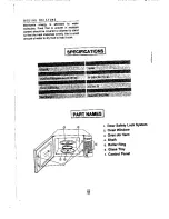 Предварительный просмотр 7 страницы Sunbeam SMW757 Owner'S Manual