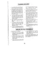 Preview for 13 page of Sunbeam SMW982 Owner'S Manual