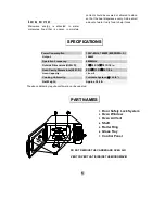 Предварительный просмотр 7 страницы Sunbeam SMW992 Owner'S Manual