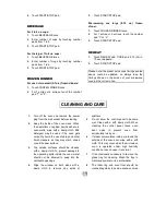 Предварительный просмотр 12 страницы Sunbeam SMW992 Owner'S Manual