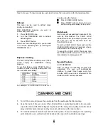 Предварительный просмотр 10 страницы Sunbeam SMW999 Owner'S Manual