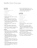 Предварительный просмотр 9 страницы Sunbeam Snack Heroes WM3300 Instruction Booklet