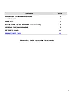 Preview for 2 page of Sunbeam SNS3GMLZAW User Manual