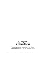 Preview for 10 page of Sunbeam SNV11CBRB User Manual