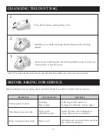 Preview for 8 page of Sunbeam SNV12CBRB User Manual