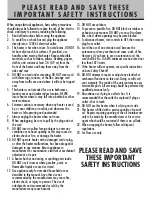 Preview for 2 page of Sunbeam SOF1000-CN Instruction Leaflet