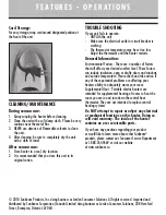 Предварительный просмотр 5 страницы Sunbeam SOF1000-CN Instruction Leaflet