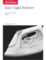 Sunbeam Solus Digital Resilium SR7000 Instruction Booklet preview