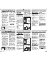 Предварительный просмотр 2 страницы Sunbeam SQH310 Instruction Manual