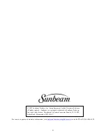 Preview for 9 page of Sunbeam SR1709A5L User Manual