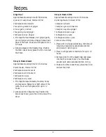 Предварительный просмотр 17 страницы Sunbeam ST6600 Instruction/Recipe Booklet
