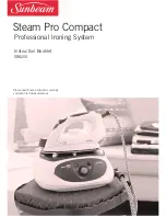 Sunbeam Steam Pro Compact SR8200 Instruction Booklet preview