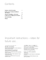 Preview for 2 page of Sunbeam StickMaster SM8900 Instruction Booklet