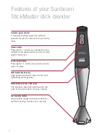 Предварительный просмотр 4 страницы Sunbeam StickMaster SM8900 Instruction Booklet