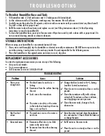 Preview for 6 page of Sunbeam SU1400-CN Instruction Leaflet