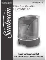 Предварительный просмотр 1 страницы Sunbeam SWM6000-CN Instruction Leaflet