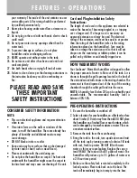 Preview for 3 page of Sunbeam SWM6008-CN Instruction Leaflet