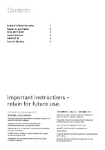 Preview for 2 page of Sunbeam TA2320 User Manual