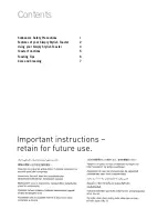 Preview for 2 page of Sunbeam TA6320 User Manual