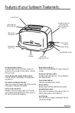 Preview for 3 page of Sunbeam Toastamatic TA4100 Instruction Booklet