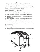 Предварительный просмотр 12 страницы Sunbeam TSSBTRSB03 Owner'S Instructions Manual