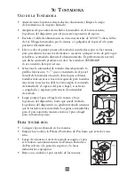 Предварительный просмотр 13 страницы Sunbeam TSSBTRSB03 Owner'S Instructions Manual