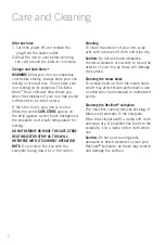 Предварительный просмотр 8 страницы Sunbeam VERVE Resilium SR6805 User Manual