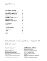 Preview for 2 page of Sunbeam VitaSteam ST6810 Instruction Booklet