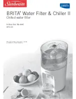 Preview for 1 page of Sunbeam WF6100 Brita Instruction Booklet