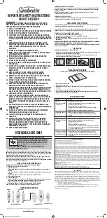 Sunbeam XpressHeat Instructions preview