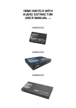 Preview for 1 page of Sunbox VHW201KC User Manual