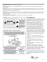 Предварительный просмотр 3 страницы SunBriteTV 4610HD Operator'S Manual