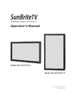 SunBriteTV SB-5507EST-L Operator'S Manual preview