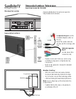 Preview for 1 page of SunBriteTV SB-7574UHD Quick Start Manual