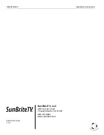 Предварительный просмотр 12 страницы SunBriteTV SunBriteTV SB-CM46A12 Installation Instructions Manual