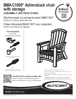 Suncast BMAC1000 Series Assembly Instructions Manual предпросмотр