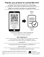 Preview for 2 page of Suncast BMAC1000 Series Assembly Instructions Manual