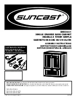 Suncast BMC3601 Assembly Instructions Manual предпросмотр