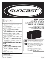 Preview for 1 page of Suncast BMDB134004 Owner'S Manual