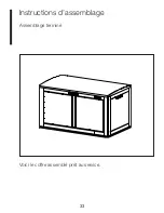 Предварительный просмотр 33 страницы Suncast BMDB3415 Assembly Instructions Manual