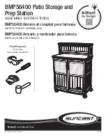 Preview for 1 page of Suncast BMPS6400 Assembly Instructions Manual