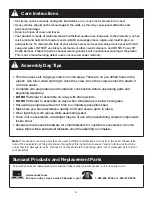 Preview for 3 page of Suncast BMS2500 Assembly Instructions Manual