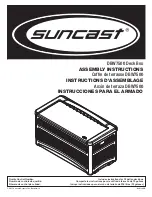 Suncast DBW7500 Assembly Instructions Manual preview